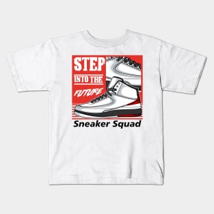 AJ 2 Retro Sneaker Art Kids T-Shirt